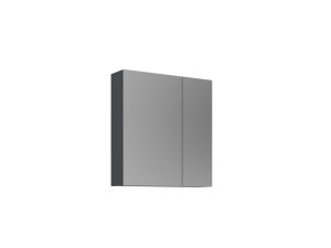 Badezimmerschrank mit Spiegel „Purus Desna 60“ – 60 x 16 x 66 cm – Anthrazit matt