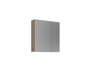 Badezimmerschrank mit Spiegel „Purus Desna 60“ – 60 x 16 x 66 cm – Sonomo Oak