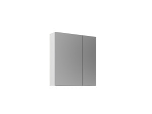 Badezimmerschrank mit Spiegel „Purus Desna 60“ – 60 x 16 x 66 cm – Weiß