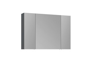 Badezimmerschrank mit Spiegel „Side 100“ – 100 x 16 x 66 cm – Anthrazit matt