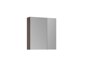 Badezimmerschrank mit Spiegel „Side 60“ – 60 x 16 x 66 cm – Dark Walnut