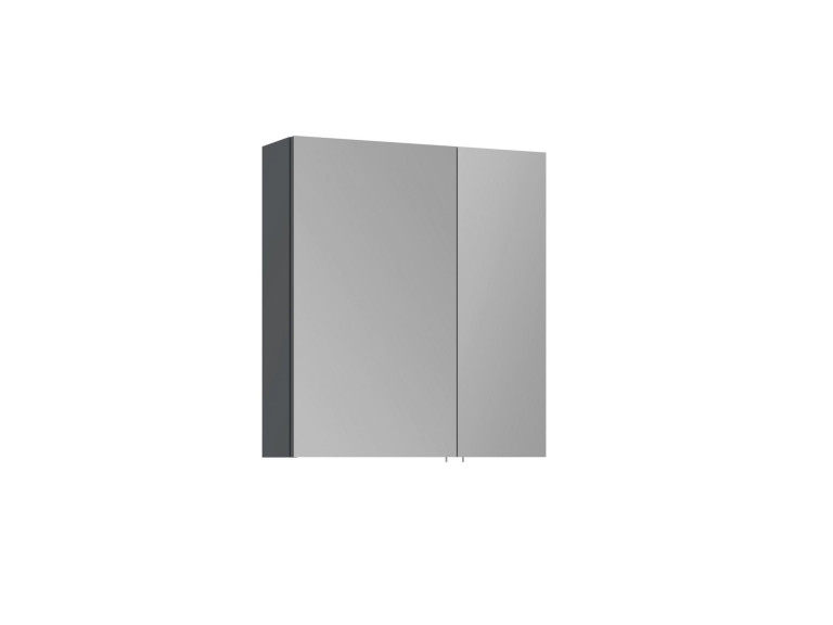 Badezimmerschrank mit Spiegel „Side 60“ – 60 x 16 x 66 cm – Anthrazit matt