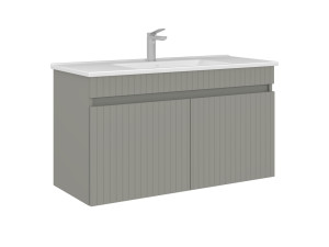 Waschtischunterschrank „Tivoli 100“ – 100 x 45 x 57 cm – Matt-Cashmere
