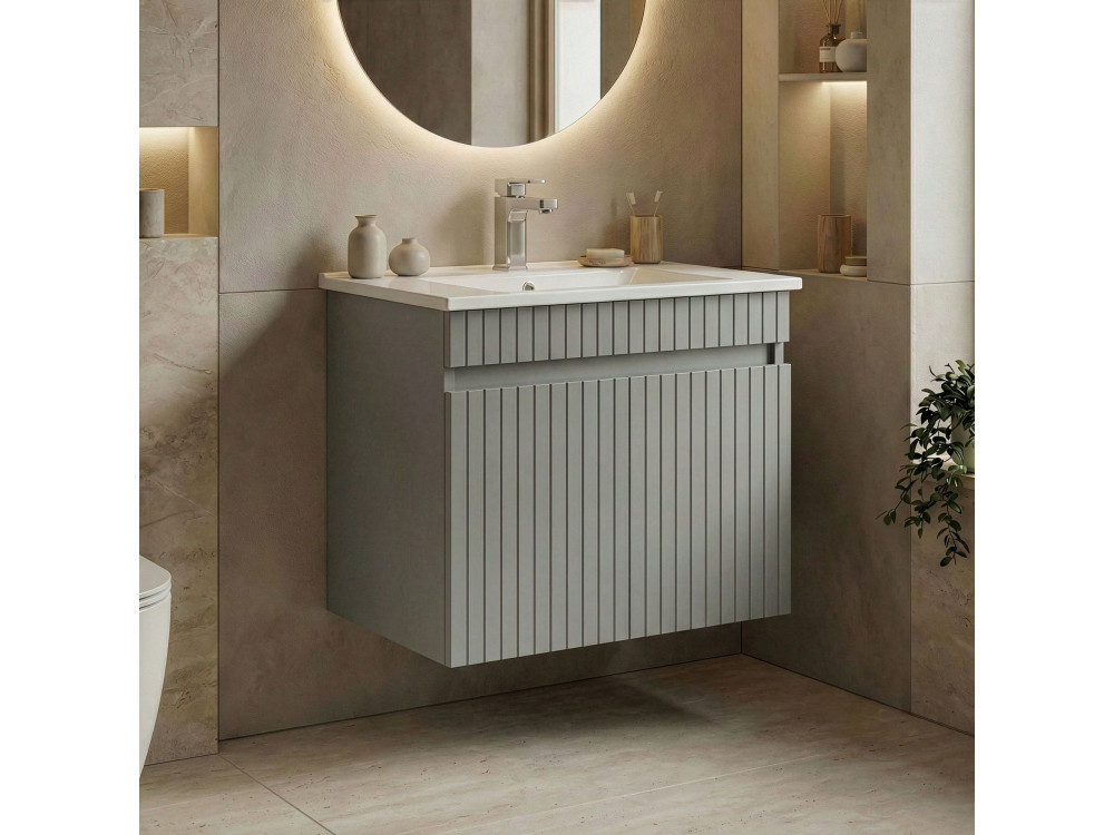 Waschtischunterschrank „Tivoli 65“ – 65 x 45 x 57 cm – Matt-Cashmere