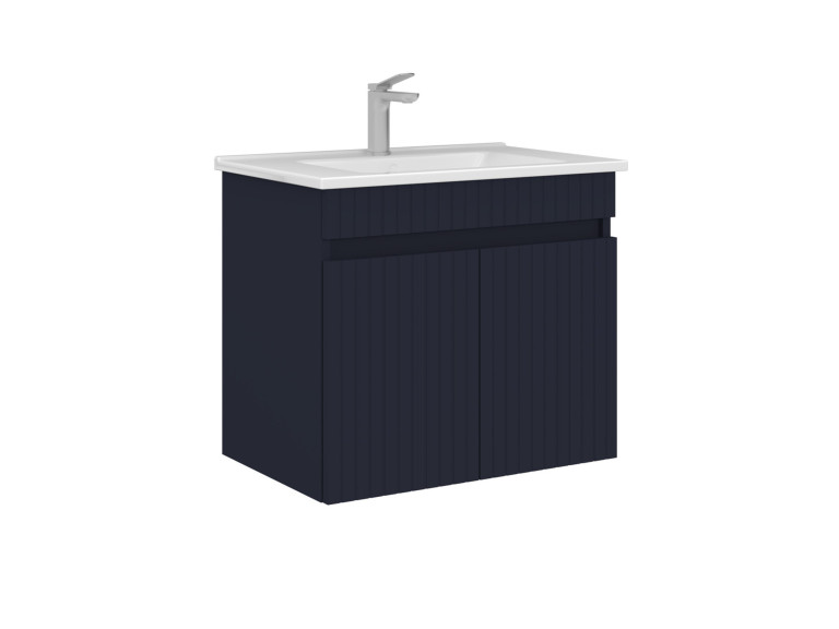 Waschtischunterschrank „Tivoli 65“ – 65 x 45 x 57 cm – Mattes Marineblau