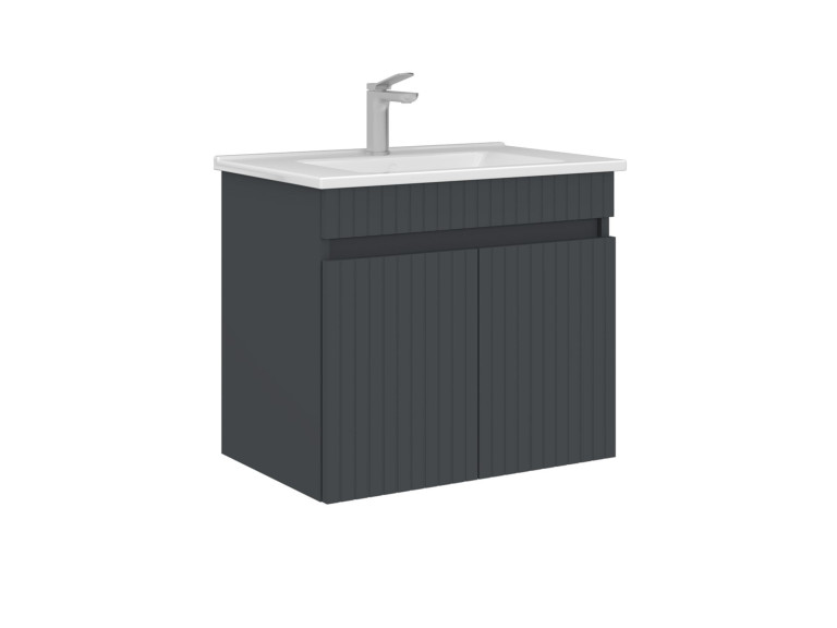 Waschtischunterschrank „Tivoli 65“ – 65 x 45 x 57 cm – Anthrazit matt
