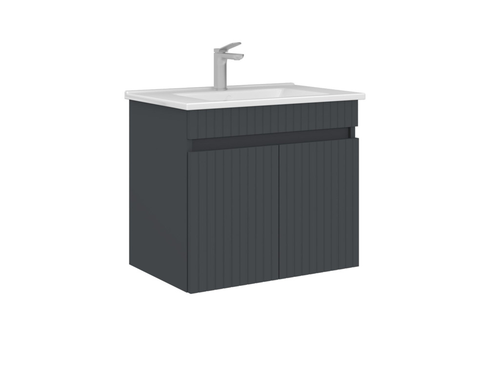 Waschtischunterschrank „Tivoli 65“ – 65 x 45 x 57 cm – Anthrazit matt