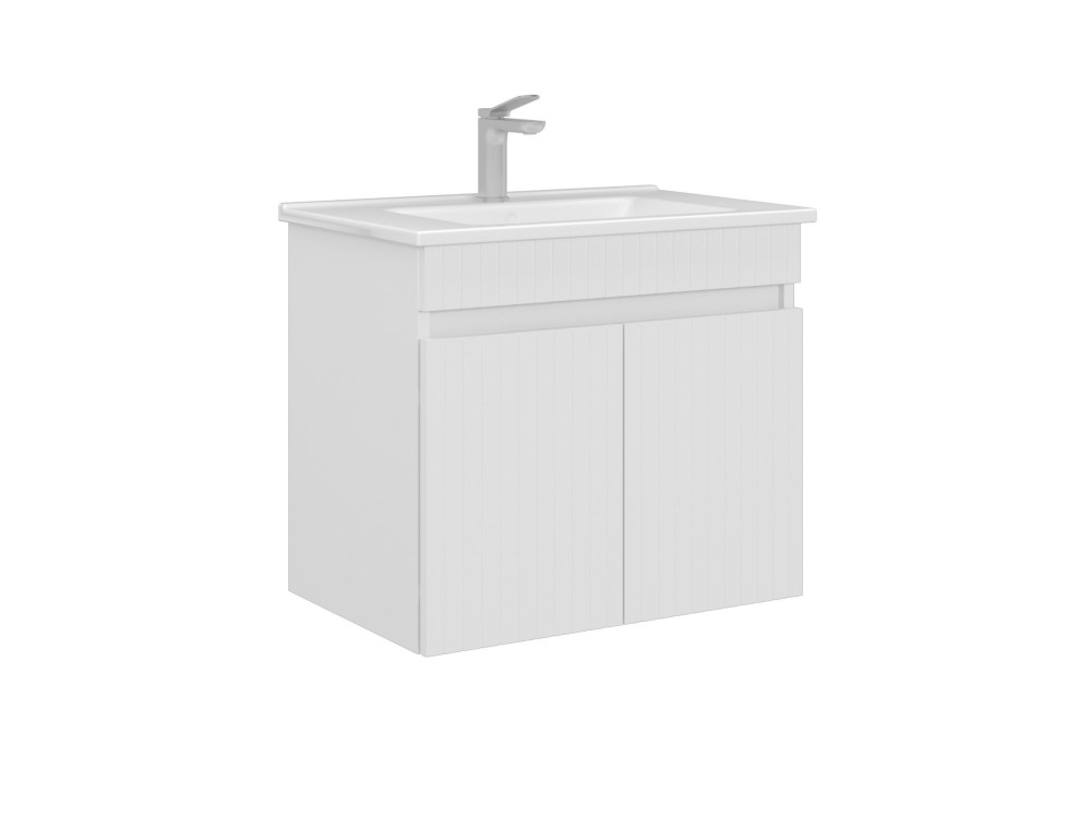 Waschtischunterschrank „Tivoli 65“ – 65 x 45 x 57 cm – Mattweiß