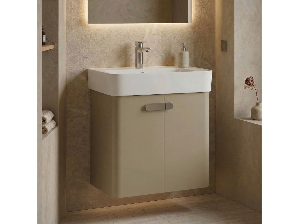 Waschtischunterschrank „Orbit 55“ – 55 x 38 x 62 cm – Mink