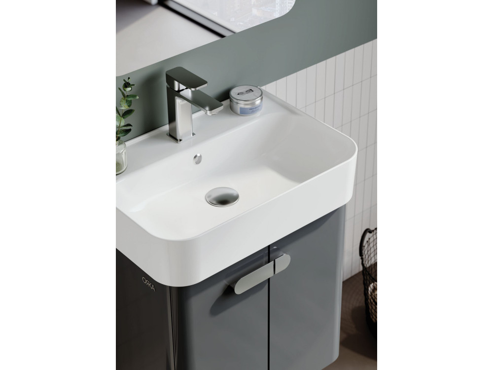 Waschtischunterschrank „Orbit 55“ – 55 x 38 x 62 cm – Anthrazit