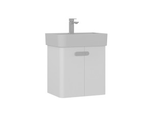 Waschtischunterschrank „Orbit 55“ – 55 x 38 x 62 cm – Weiß