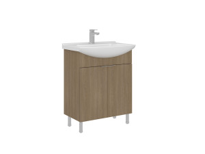 Waschtischunterschrank „Purus 65“ – 65 x 50 x 83 cm – Sonomo Oak