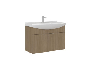 Waschtischunterschrank „Purus 80“ – 80 x 50 x 58 cm – Sonomo Oak