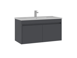 Waschtischunterschrank „Side 100 v3“ – 100 x 45 x 52 cm – Anthrazit matt