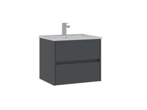 Waschtischunterschrank „Side 65 v2“ – 65 x 45 x 52 cm – Anthrazit matt