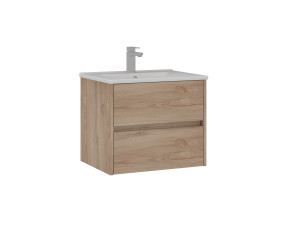 Waschtischunterschrank „Side 65 v2“ – 65 x 45 x 52 cm – Eiche