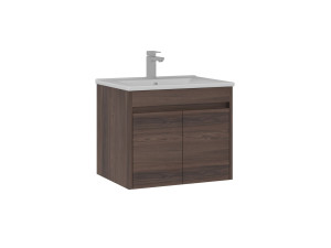 Waschtischunterschrank „Side 65 v2“ – 65 x 45 x 52 cm – Dark Walnut