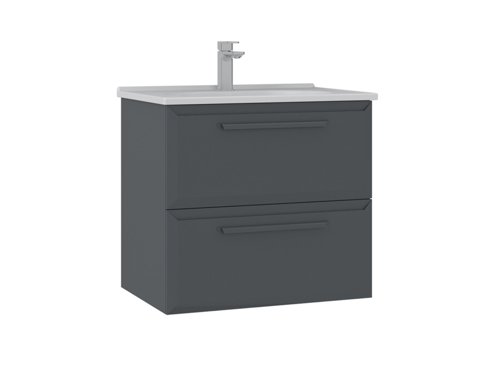 Waschtischunterschrank „Nuvola 65 v2“ – 65 x 50 x 62 cm – Anthrazit