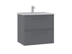 Waschtischunterschrank „Nuvola 65 v2“ – 65 x 50 x 62 cm – Grau