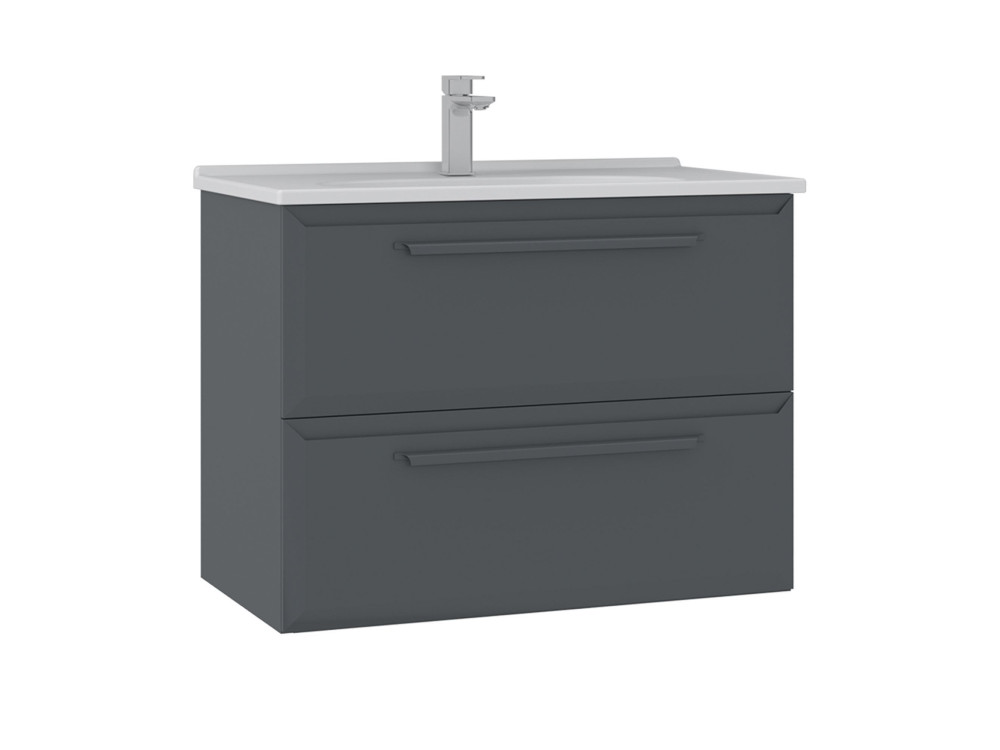 Waschtischunterschrank „Nuvola 80 v2“ – 80 x 50 x 62 cm – Anthrazit