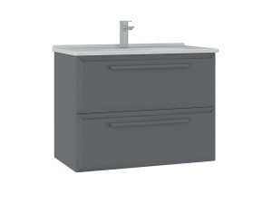 Waschtischunterschrank „Nuvola 80 v2“ – 80 x 50 x 62 cm – Grau