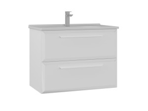 Waschtischunterschrank „Nuvola 80 v2“ – 80 x 50 x 62 cm – Weiß