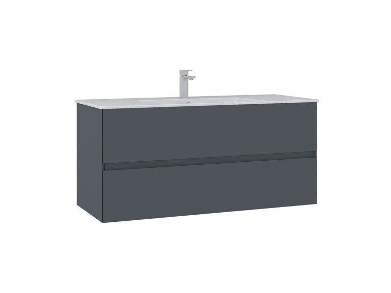 Waschtischunterschrank „Nest 121 v2“ – 121 x 51 x 55 cm – Anthrazit matt