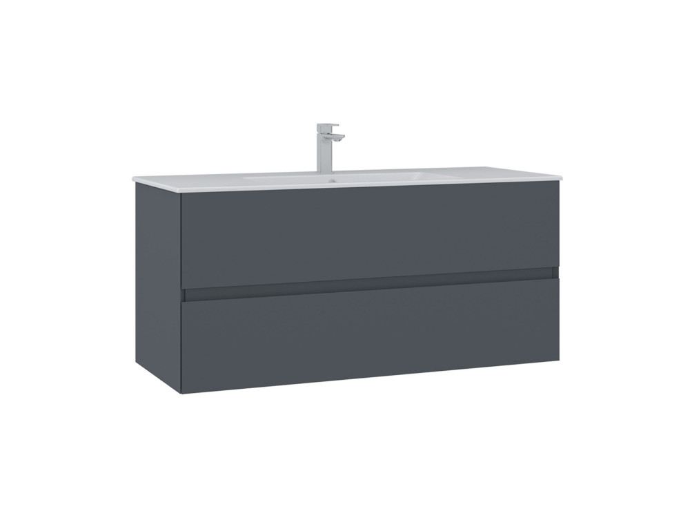 Waschtischunterschrank „Nest 121 v2“ – 121 x 51 x 55 cm – Anthrazit matt