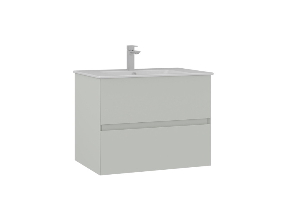 Waschtischunterschrank „Nest 71 v2“ – 71 x 51 x 55 cm – Matt-Cashmere