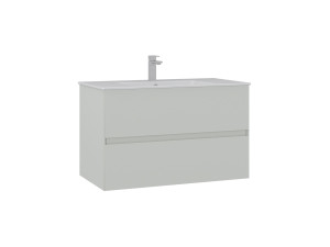 Waschtischunterschrank „Nest 91 v2“ – 91 x 51 x 55 cm – Matt-Cashmere