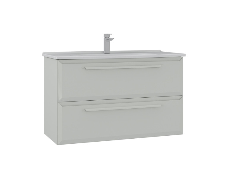 Waschtischunterschrank „Nuvola 100 v2“ – 100 x 50 x 62 cm – Cashmere