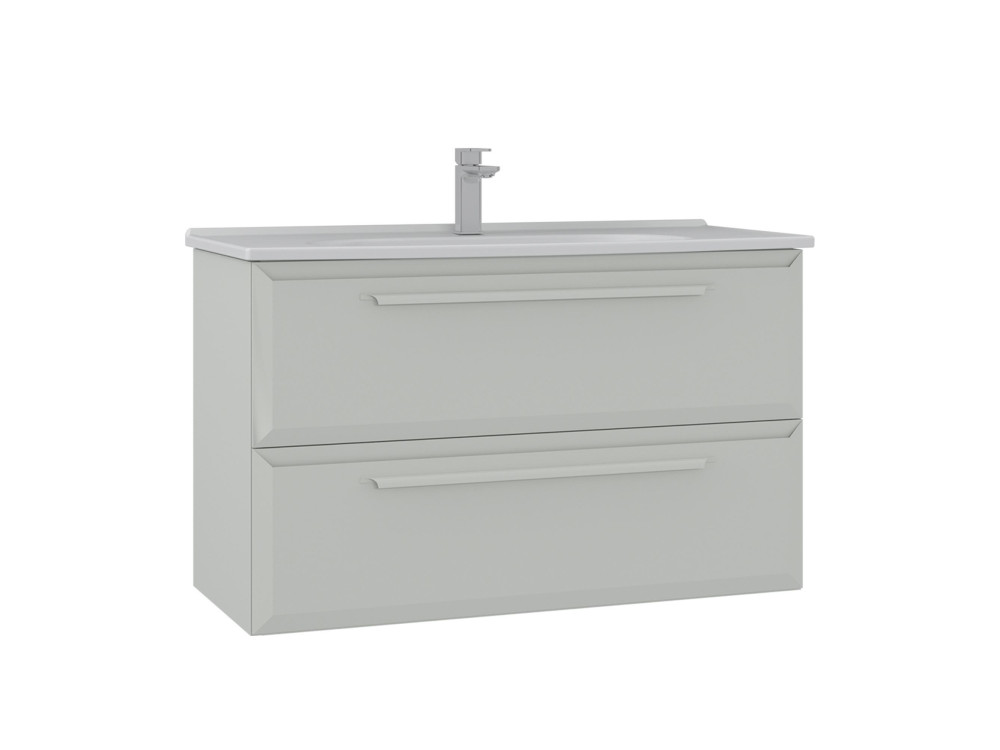 Waschtischunterschrank „Nuvola 100 v2“ – 100 x 50 x 62 cm – Cashmere