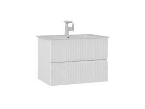 Waschtischunterschrank „Moonlight 70 v2“ – 71 x 51 x 51 cm – Matte White