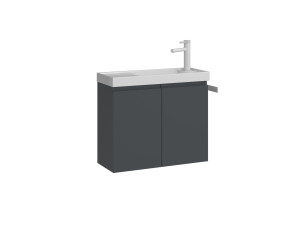 Waschtischunterschrank „Ferla 60“ – 60 x 22 x 50 cm – Anthrazit matt