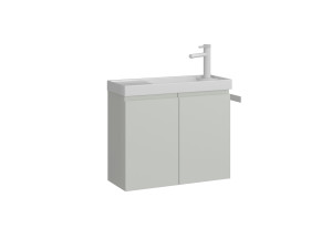 Waschtischunterschrank „Ferla 60“ – 60 x 22 x 50 cm – Matt-Cashmere