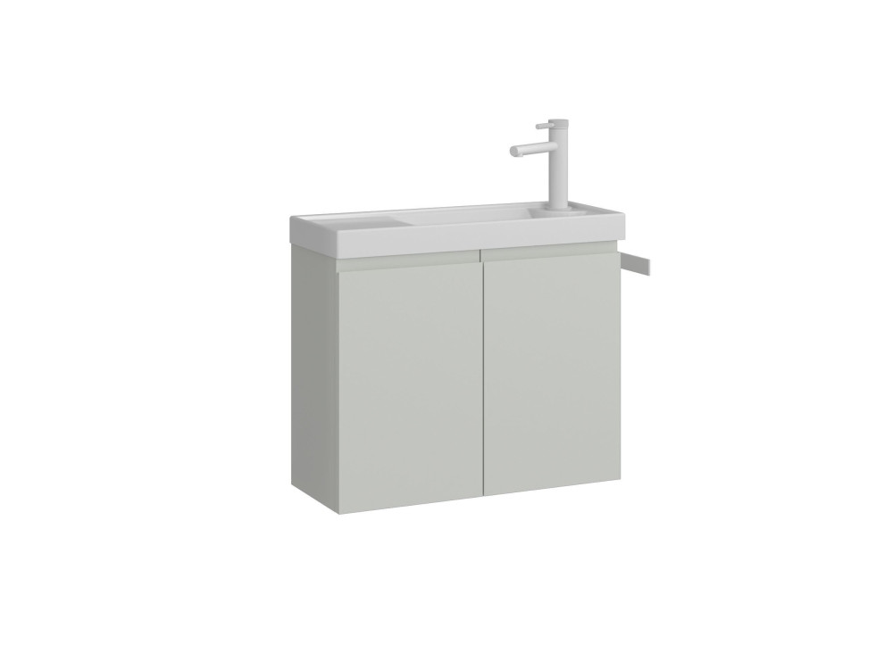 Waschtischunterschrank „Ferla 60“ – 60 x 22 x 50 cm – Matt-Cashmere