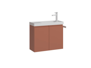 Waschtischunterschrank „Ferla 60“ – 60 x 22 x 50 cm – Matte Cinnamon