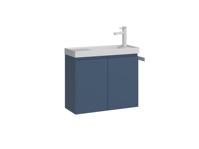 Waschtischunterschrank „Ferla 60“ – 60 x 22 x 50 cm – Petrolblau