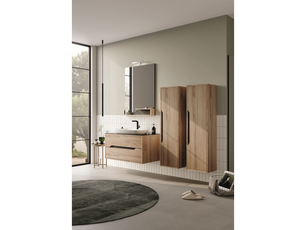 Waschtischunterschrank „Galia 100 v2“ – cm – Eiche