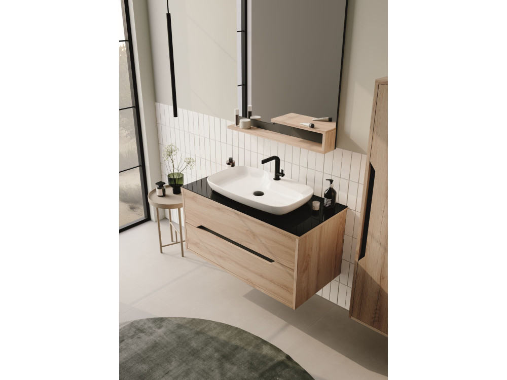 Waschtischunterschrank „Galia 100 v2“ – cm – Eiche