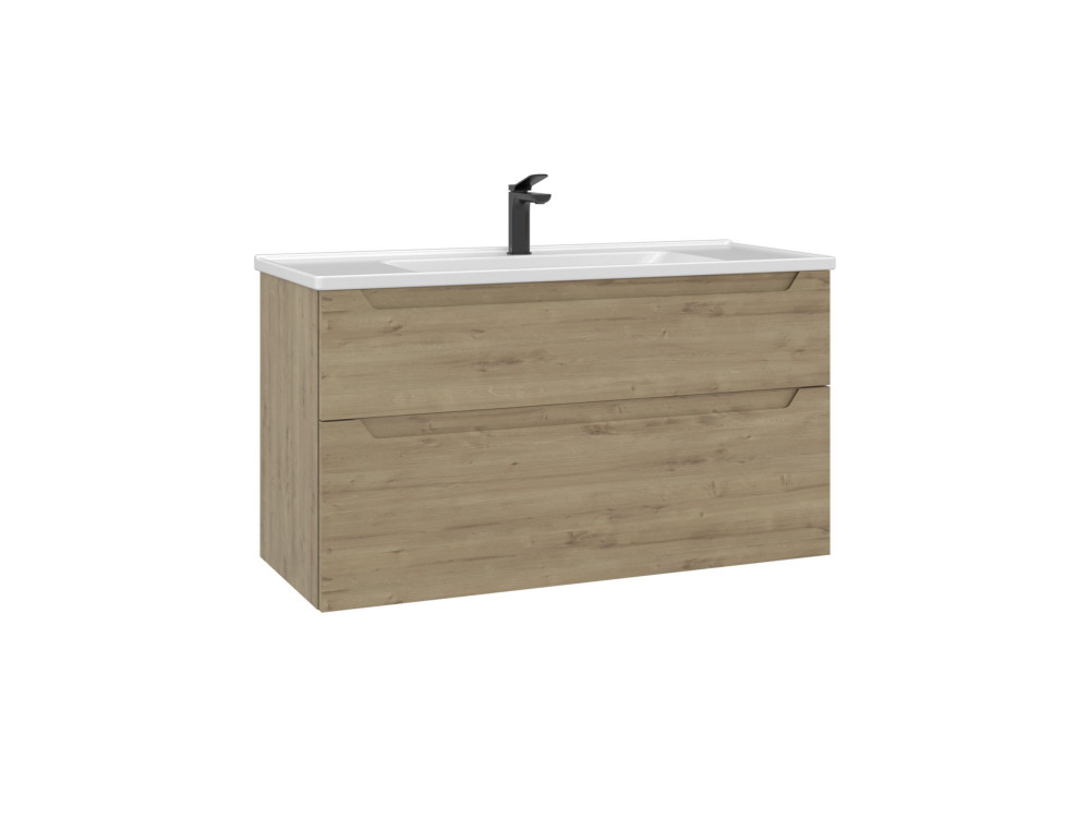 Waschtischunterschrank „Messina 100 v2“ – 100 x 45 x 55 cm – Eiche