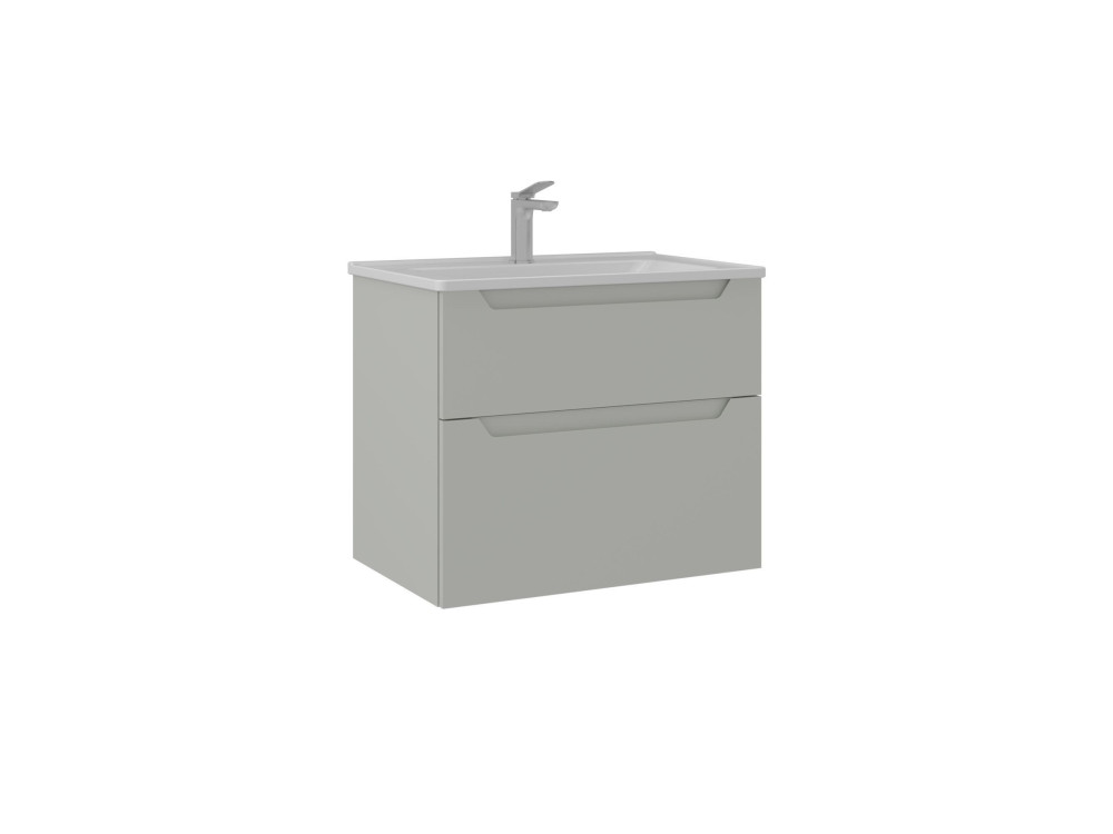 Waschtischunterschrank „Messina 65 v2“ – 65 x 45 x 55 cm – Matt-Cashmere