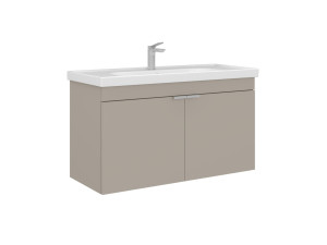 Waschtischunterschrank „Desna 100“ – 100 x 45 x 58 cm – Sand