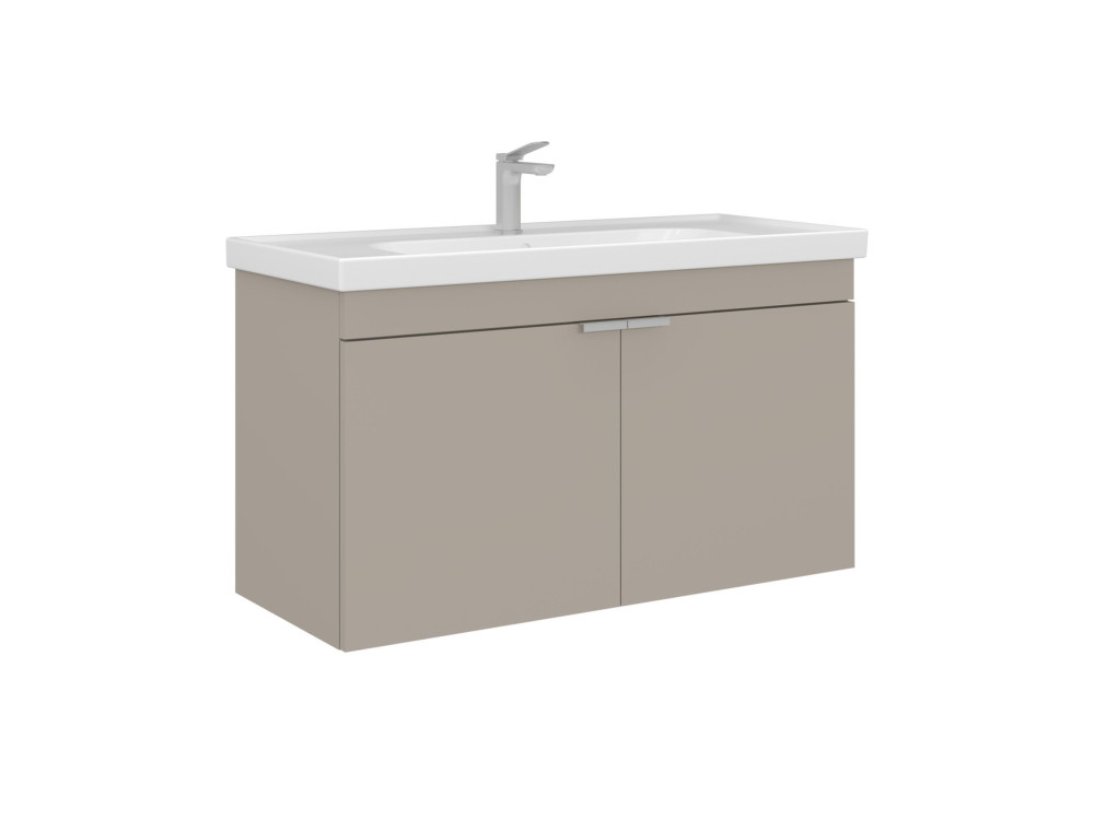 Waschtischunterschrank „Desna 100“ – 100 x 45 x 58 cm – Sand