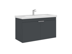 Waschtischunterschrank „Desna 100“ – 100 x 45 x 58 cm – Anthrazit matt