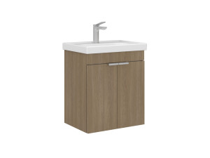 Waschtischunterschrank „Desna 50“ – 50 x 38 x 58 cm – Sonomo-Eiche