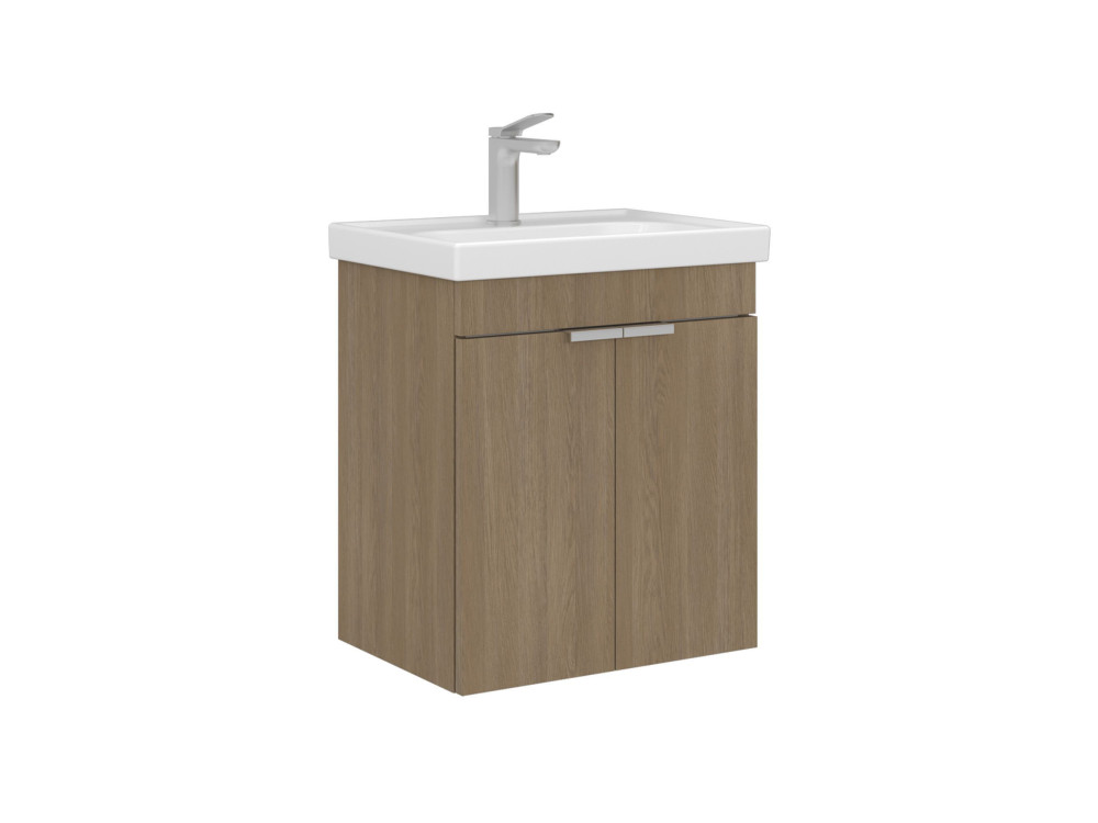 Waschtischunterschrank „Desna 50“ – 50 x 38 x 58 cm – Sonomo-Eiche