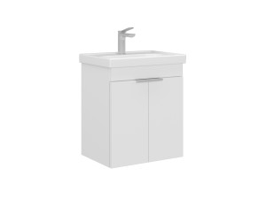 Waschtischunterschrank „Desna 50“ – 50 x 38 x 58 cm – Mattweiß