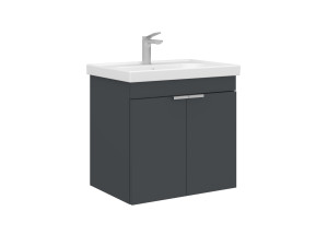 Waschtischunterschrank „Desna 60“ – 60 x 45 x 58 cm – Anthrazit matt