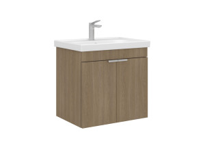 Waschtischunterschrank „Desna 60“ – 60 x 45 x 58 cm – Sonomo-Eiche